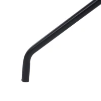 Set aus 2 Ergonomischen Stühlen aus Kunstleder, 58x55,88x79 cm, Schwarz(m-9)