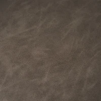 (Ensemble de 2) Chaises de maquillage ergonomiques en similicuir avec pieds en métal pour salon et chambre, entretien facile, Gris Ciment(m-8)