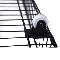 Velvet Double Upholstered Bed with 4 Storage Drawers and Adjustable Channel Tufted Headboard, Easy Assembly, 196L x 143W x 108H cm, Grey(m-10)