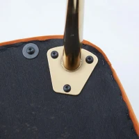 Fotoliu de salon modern din catifea, Design ergonomic, Bej(m-8)