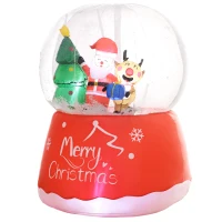 Outsunny 5.5ft Inflatable Snow Globe Christmas Decoration(m-11)
