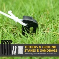 Outsunny 8ft Inflatable Xmas Tree and Friends Decoration(m-7)