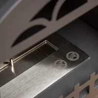 HOMCOM Free Standing Ethanol Fireplace, Bioethanol Heater Stove Fire with 0.9L Tank, 3 Hours Burning Time, Black(m-9)