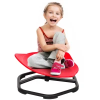 AIYAPLAY Spinning Chair for Autism Sit and Spin, Coordination & Balance, Sensory Spinning Chair for Toddlers 3-6 Years, Red(m-1)