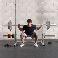 HOMCOM Set of 2 Cast Iron Weight Plates for 2"/5cm Hole Dumbbell Handle Bar, Barbell Weight 2 x 10kg(m-2)