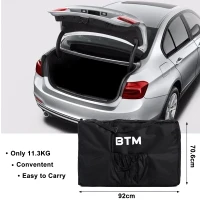 Portable Aluminium Massage Table, 3-Section Foldable Couch Bed with Adjustable Headrest, Arm Support, and Carrying Bag, Black+Red(m-4)