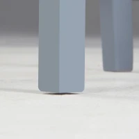 HOMCOM Dining Chairs Set of 2, Pine Wood Kitchen Chairs with Cross Back, Solid Structure for Living Room and Dining Room, Grey(m-8)