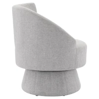 Bequemer Drehstuhl mit 360-Grad-Rotation, Grau(m-10)