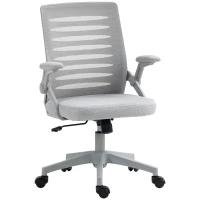 Vinsetto 44-53.5cm Adjustable Height Work Chair, with Mesh Back - Grey(m-1)