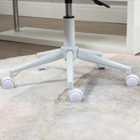 Vinsetto Fluffy Unicorn Office Chair with Mid-Back and Swivel Wheel, Cute Desk Chair, Rainbow Multi-Colored(m-7)