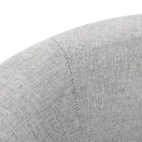 Bequemer Drehstuhl mit 360-Grad-Rotation, Grau(m-6)