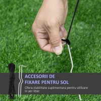 HOMCOM 120cm Oameni de Zapada Gonflabili Exterior Decoratiune Craciun Impermeabil(m-5)