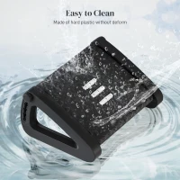 HOMCOM 10°-45° Six-Angle Massage Footrest - Black(m-8)