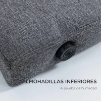 HOMCOM Cabecero de Cama 160 cm Cabezal de Cama Tapizado en PU 2 Formas de Uso Vertical o Montado a la Pared Cabecero para Dormitorio Gris(m-7)
