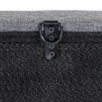 HOMCOM Cabecero de Cama 160 cm Cabezal de Cama Tapizado en PU 2 Formas de Uso Vertical o Montado a la Pared Cabecero para Dormitorio Gris(m-8)