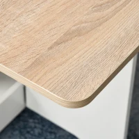 HOMCOM Masa Consola Pliabila cu Raft, Masuta pentru Sufragerie Pliabila(m-9)