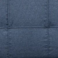 Rozkładany fotel podłogowy HOMCOM rozkładany fotel podłogowy 5-stopniowa regulacja rozkładana sofa z funkcją spania pojedyncza rozkładana sofa granatowa 61 x 73 x 58 cm(m-11)