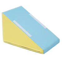 Énormes blocs de construction en mousse 6-en-1, jeu créatif, ramper à travers des arcs et glisser, matériau PU durable, Jaune(m-12)