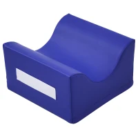 5-en-1 Grands Blocs de Construction en Mousse Douce et Colorée pour Enfants – Jeu Créatif, Imperméable et Facile à Nettoyer, Orange(m-10)