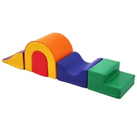 Blocchi di costruzioni in Schiuma Morbida Colorata per Bambini – Gioco Creativo 5-in-1, Multicolore(m-14)