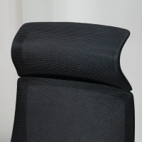 Vinsetto Mesh Office Chair Breathable Fabric Computer Home Executive w/ Wheels Black(m-9)