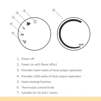 HOMCOM LED elektrische haard staande haard haardkachel met vlameffect 1500W metaal ABS kunststof wit 30,5 x 18 x 35 cm(m-7)