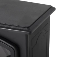 HOMCOM Elektrische kachel elektrisch werkende kachel haardkachel 1000 W / 2000 W(m-11)