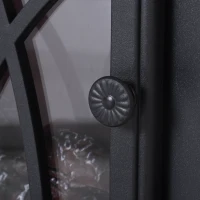 HOMCOM Elektrische kachel elektrisch werkende kachel haardkachel 1000 W / 2000 W(m-10)