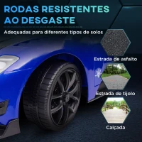 AIYAPLAY Carro Elétrico para Crianças Carro Maserati GT2 12V  com Controlo Remoto Faróis LED Buzina E Música  115x60x45 cm(m-9)