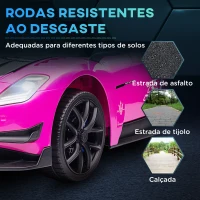 AIYAPLAY Carro Elétrico para Crianças Carro Maserati GT2 12V  com Controlo Remoto Faróis LED Buzina E Música  115x60x45 cm(m-9)