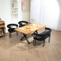 Doppelsofa mit abgerundeter Rückenlehne, Chenille-Stoff, modernes Design, Schwarz(m-5)