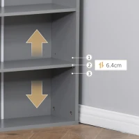 Homcom Birou Pliabil 3-in-1 – Biblioteca, Tabla & Masa Dining, 98×153 cm(m-9)