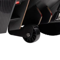 HOMCOM Lamborghini Veneno cu Licenta 12V Masinuta Electrica pentru Copii cu Usi Tip Fluture, Baterie Portabila, Masinuta Alimentata Electric cu Bluetooth, Telecomanda, Muzica, Claxon, Suspensii, pentru 3-6 ani - Verde(m-9)