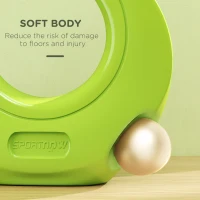 SPORTNOW 8kg Kettlebell, Soft Kettle Bell with Wide Handle for Home Gym Weight Lifting and Strength Training, Green(m-7)