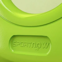 SPORTNOW 8kg Kettlebell, Soft Kettle Bell with Wide Handle for Home Gym Weight Lifting and Strength Training, Green(m-9)