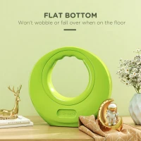 SPORTNOW 8kg Kettlebell, Soft Kettle Bell with Wide Handle for Home Gym Weight Lifting and Strength Training, Green(m-6)