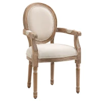 HOMCOM Krzesło kuchenne w stylu antycznym(m-14)