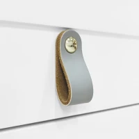 Schminktisch mit LED-Beleuchtung, 3 Schubladen und Spiegel, Multifunktionaler Aufbewahrungshocker, 50×40×115.6 cm, Weiß(m-7)