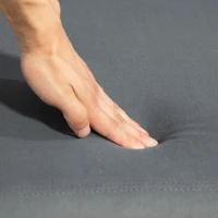 HOMCOM Sofá de 2 Lugares Estofado em Veludo Sofá Sala de Estar com 2 Almofadas e Pés de Aço Dourado Sofá Pequeno 124x69x76 cm Cinza(m-9)