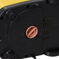 HOMCOM Ferro de Engomar a Vapor com Depósito de 1,4L e Temperatura Ajustável em 11 Níveis 26x21,5x146cm Amarelo e Preto(m-12)