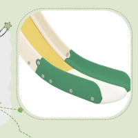 Toboggan combiné pour enfants avec longue glissière, boîte de rangement, tunnel, échelle et panier de basket, 152×186×110 cm, Vert Antique(m-11)