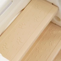 Scivolo per bambini 5-in-1 con altalena, arrampicata, canestro da basket e spazio di stoccaggio, 179×184×103 cm,Marrone+Bianco(m-10)