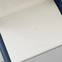 10-en-1 Toboggan pour enfants, Jouet d'escalade multifonction, Toboggan avec échelle d'escalade, Panier de basket, Jeu de golf, Jeu de lasso, Tableau de dessin, Rangement, Jumelles,172×165×95 cm, Bleu Antique(m-10)