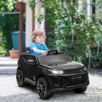 AIYAPLAY Land Rover Discovery Sport Licensed 12V Kids Ride on Car w/ Remote Control, Lights Music Horn, for 3-6 Years Black(m-10)
