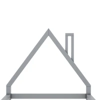 Letto Montessori a Forma di Casetta con Doghe in Legno, Letto per Cameretta per Bambini 4+ Anni, Senza Materasso, 90x200 cm, Grigio(m-7)