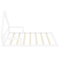 Lits d'enfant en forme de maison 90x200cm,sans matelas, Blanc(m-9)
