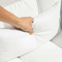 HOMCOM Cadeira de Escritório com Massagem em 6 Pontos Apoio para os Pés Retrátil Controlo Remoto e Suporte Lombar 69x65x115 cm Branco(m-9)