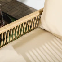 Outsunny Set de Mobilier de Terasa cu 3 Piese, Set de Mobilier(m-9)