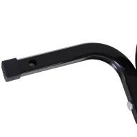 HOMCOM Suport pentru Motocicletă Reglabil pe 3 Nivele, Sistem de Blocare Roți Motocicletă în Metal cu Găuri, 60x55x43 cm, Negru(m-9)