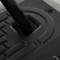 SPORTNOW Basketballständer, verstellbare Korbhöhe 2,3-2,9 m, untere Pralllatte, befüllbare Basis, rot+schwarz(m-11)